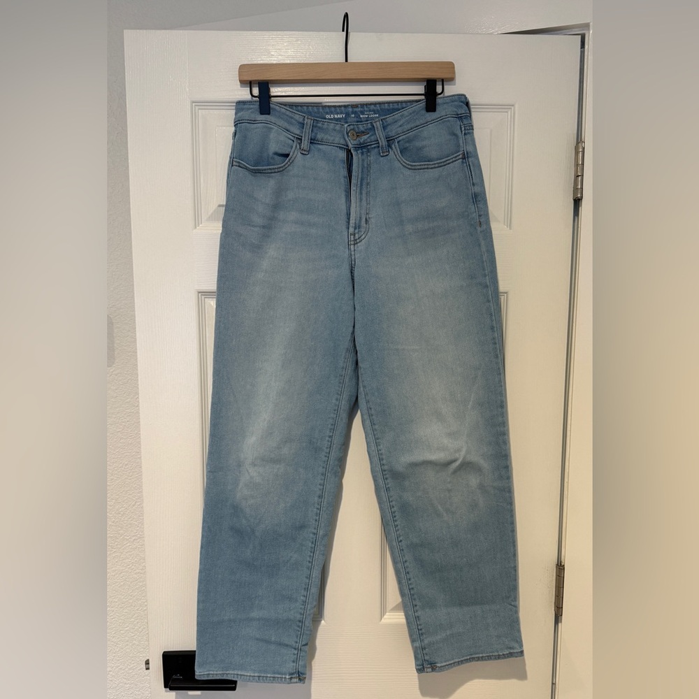 10. Old Navy high rise WOW loose jean
     Size 10